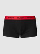 HUGO Trunks mit Label-Details im 3er-Pack in Black, Größe L