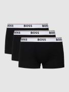 BOSS Trunks mit elastischem Logo-Bund im 3er-Pack in Black, Größe L