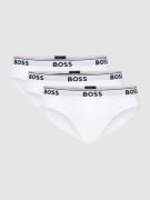 BOSS Slip mit Label-Details im 3er-Pack Modell 'Power' in Weiss, Größe...