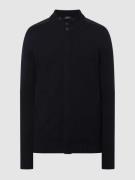 MAERZ Muenchen Strickjacke mit Woll-Anteil in Marine, Größe 48