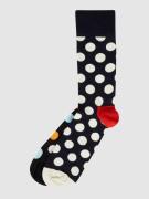 Happy Socks Socken mit Allover-Muster Modell 'Classic Big Dot' in Blac...