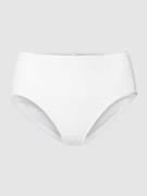 Mey Slip mit Label-Print Modell 'Superfine' in Weiss, Größe 46