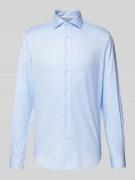 Profuomo Slim Fit Businesshemd aus Twill in Bleu, Größe 44