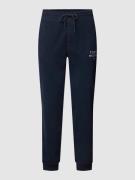 Tommy Hilfiger Sweatpants mit Label-Stitching in Dunkelblau, Größe L