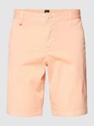 BOSS Orange Slim Fit Chino-Shorts mit Eingrifftaschen in Orange, Größe...