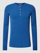 Schiesser Longsleeve mit Rundhalsausschnitt Modell 'Karl' in Royal, Gr...