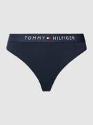 TOMMY HILFIGER String mit elastischem Logo-Bund in Dunkelblau, Größe L