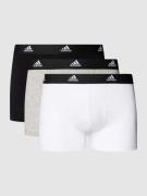 ADIDAS SPORTSWEAR Trunks mit Label-Details im 3er-Pack in Dunkelgrau, ...