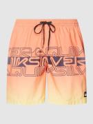 Quiksilver Badehose mit Label-Print in Apricot, Größe L