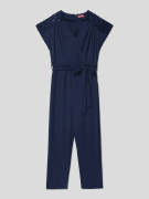 G.O.L. Jumpsuit mit V-Ausschnitt in Marine, Größe 152