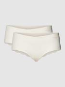 Sloggi Panty mit Label-Detail Modell 'ZERO MICROFIBRE' in Offwhite, Gr...