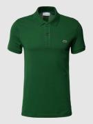 Lacoste Poloshirt mit Logo-Stitching in Gruen, Größe XS