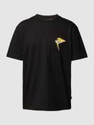 BOSS Orange T-Shirt mit Motiv-Detail in Black, Größe M