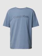 Calvin Klein Underwear T-Shirt mit Label-Stitching in Flieder, Größe L