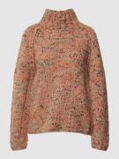 Fynch-Hatton Strickpullover mit Rollkragen in Camel, Größe XXXL