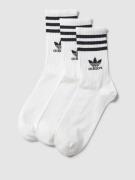 adidas Originals Socken mit Label-Detail im 3er-Pack in Weiss, Größe 4...