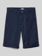 Jack & Jones Regular Fit Bermudas mit Label-Patch Modell 'BOWIE' in Ma...