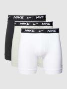 Nike Trunks mit elastischem Logo-Bund in Mittelgrau Melange, Größe M