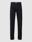 Calvin Klein Jeans Slim Fit Jeans mit Label-Details in Black, Größe 29...