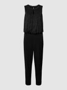 Vera Mont Jumpsuit mit Strasssteinbesatz in Black, Größe 36