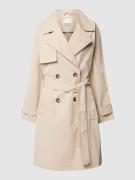 ICHI Trenchcoat mit Eingrifftaschen Modell 'Elova' in Beige, Größe 40