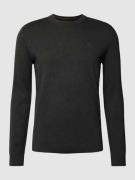 Tom Tailor Regular Fit Strickpullover aus reiner Baumwolle mit Rundhal...