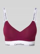 Calvin Klein Underwear Bralette mit elastischem Label-Bund in Fuchsia,...