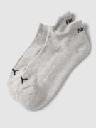 PUMA Sneakersocken mit Label-Details Modell 'Cushioned' im 2er-Pack in...