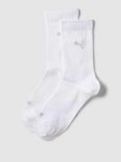 PUMA Socken mit Label-Details im 2er-Pack in Weiss, Größe 39-42
