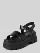 Buffalo Sandalette mit profilierter Plateausohle Modell 'ASPHA' in Bla...