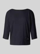 Marc Cain Longsleeve mit 3/4-Arm in Marine, Größe 34