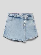 CARS JEANS Regular Fit Jeansshorts mit asymmetrischer Knopfleiste in H...