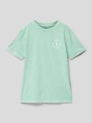 Polo Ralph Lauren Teens T-Shirt mit Label-Print in Mint, Größe L