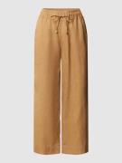 TONI Wide Fit Leinenhose in 3/4-Länge in Camel, Größe 40