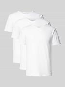 Tommy Hilfiger T-Shirt mit abgerundetem V-Ausschnitt im 3er-Pack in We...