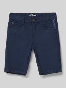 s.Oliver RED LABEL Slim Fit Bermudas mit Label-Schriftzug Modell 'BRAD...