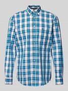 Fynch-Hatton Regular Fit Freizeithemd mit Button-Down-Kragen in Royal,...