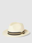 bugatti Fedora mit Hutband in Offwhite, Größe 55
