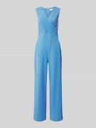 Vera Mont Jumpsuit in Wickel-Optik in Marine, Größe 42