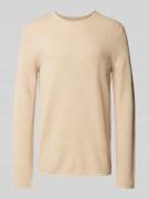 MCNEAL Regular Fit Strickpullover mit Strukturmuster in Beige Melange,...