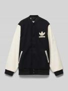 adidas Originals Bomberjacke mit Label-Stitching in Black, Größe 140