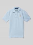 Polo Ralph Lauren Teens Poloshirt mit Motiv-Stitching in Bleu, Größe L