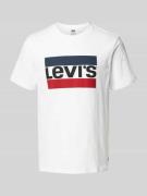 Levi's® T-Shirt mit Label-Print in Weiss, Größe M