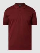 RAGMAN Regular Fit Poloshirt mit Brusttasche in Bordeaux, Größe 3XL