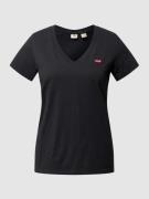 Levi's® T-Shirt mit Logo-Aufnäher in Black, Größe XS