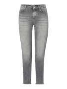 Only Skinny Fit Jeans mit Label-Patch in Mittelgrau Melange, Größe L/3...