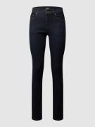 Angels Skinny Fit Jeans mit Label-Patch in Dunkelblau, Größe 36/32