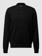 MAERZ Muenchen Strickpullover aus Schurwolle in Black, Größe 48