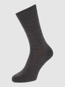 Falke Socken aus Schurwollmischung Modell 'Airport Sock' in Anthrazit,...