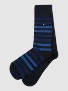 Tommy Hilfiger Socken mit Label-Detail im 2er-Pack Modell 'DUO STRIPE ...